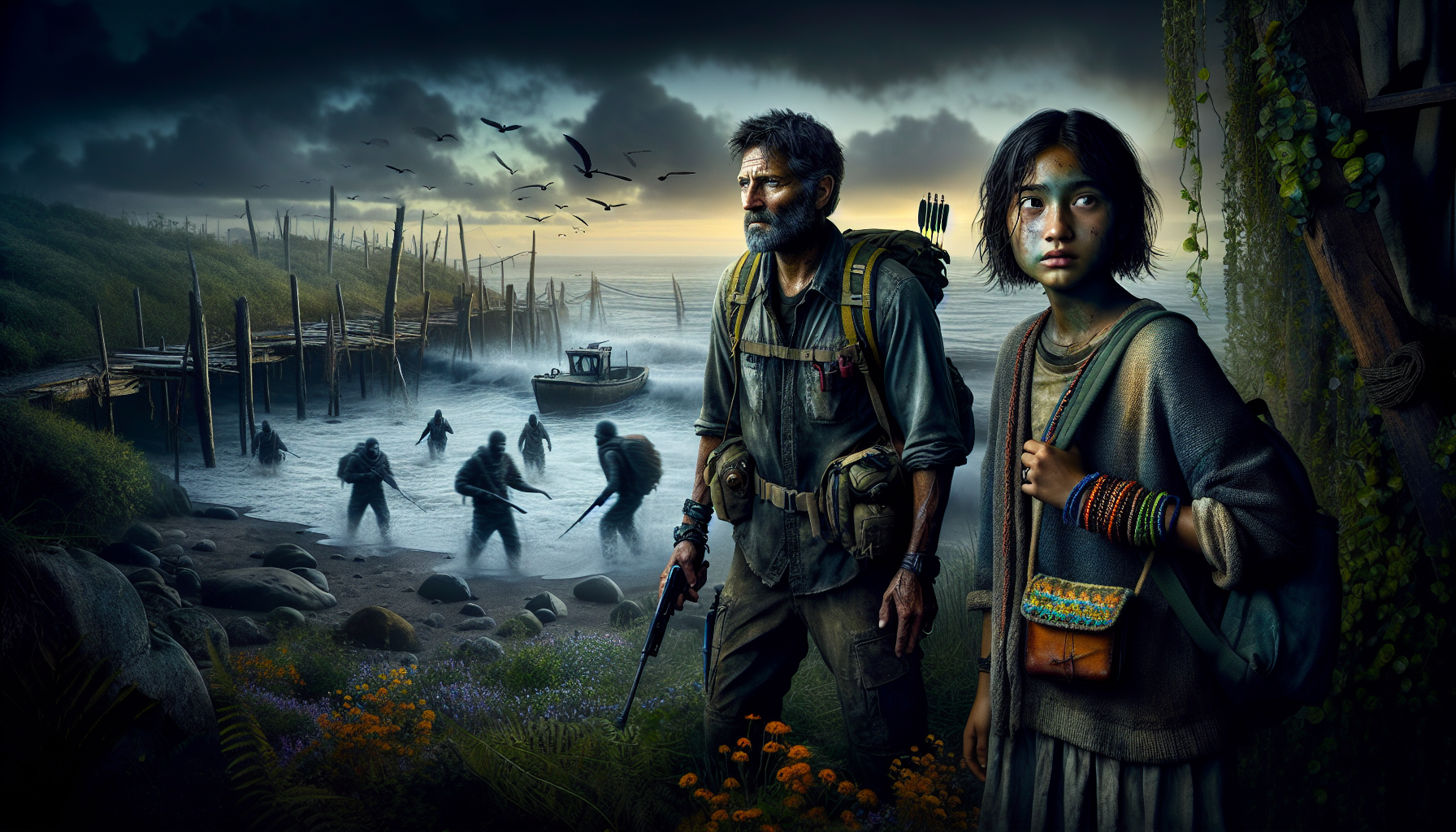 Victor rescues Nina as the sanctuary prepares for defense.