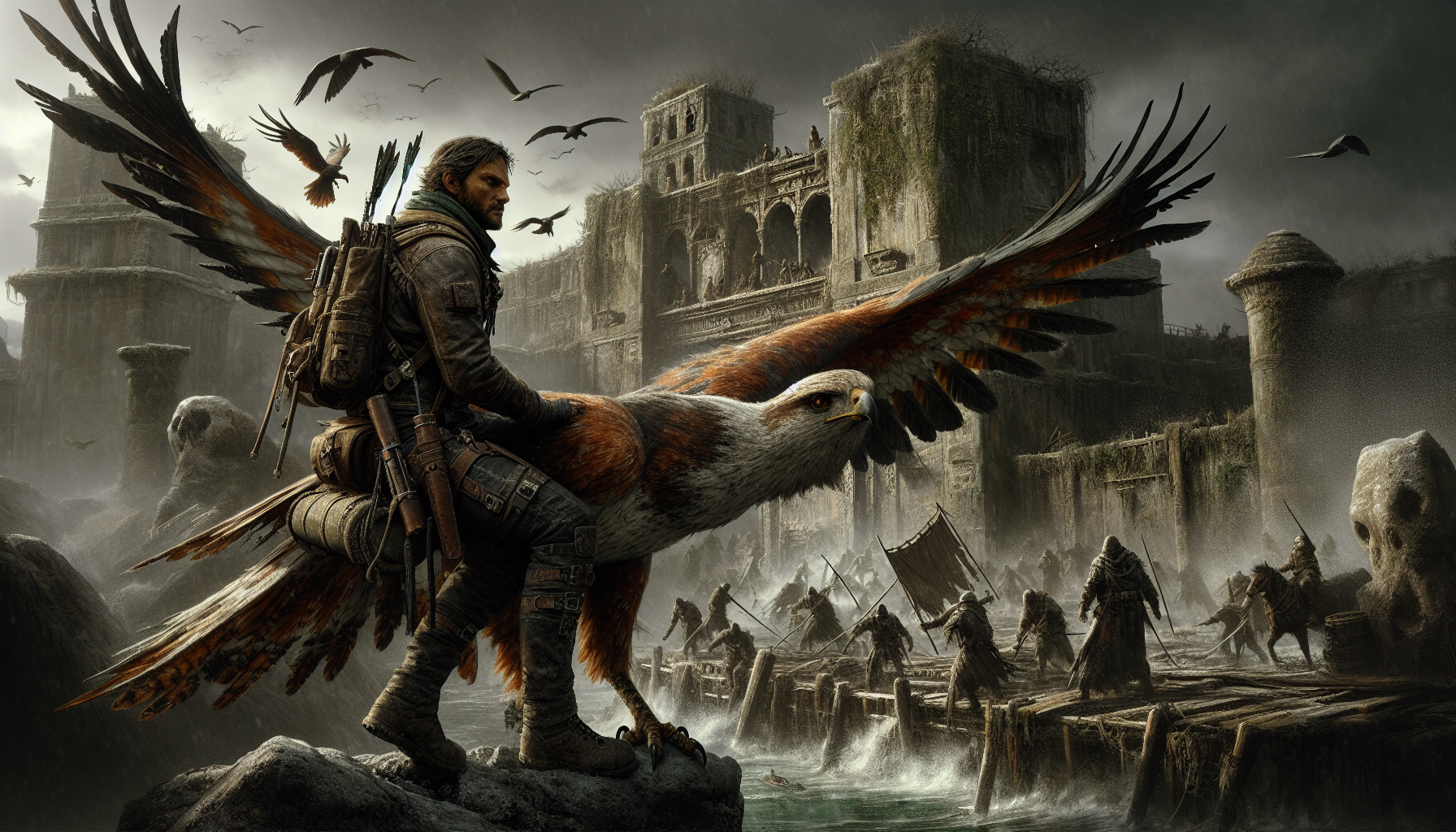 Victor and Caballito defend the sanctuary from controlled sea creatures.