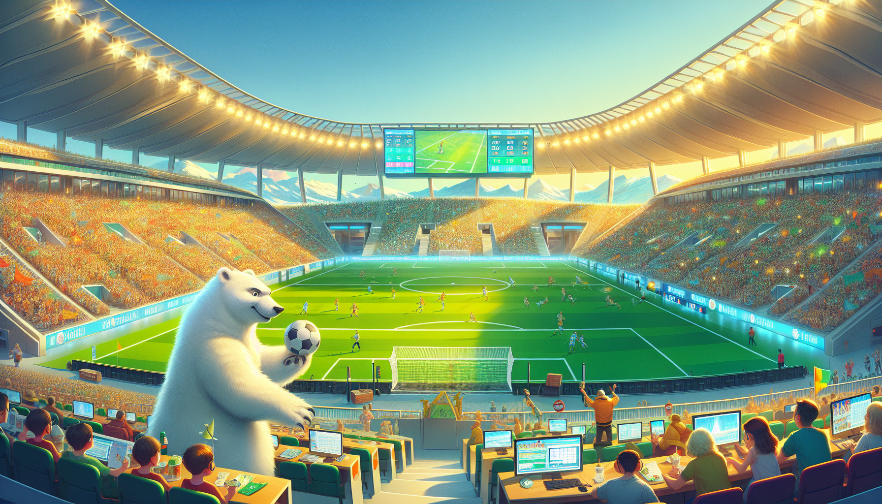 Championship soccer match begins with high tension and Blaze in the forefront.