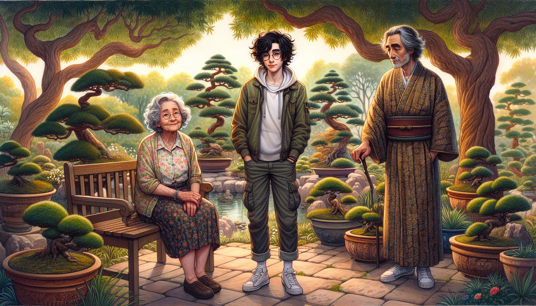 Mr. Tanaka observes the close bond between Emi and Takeshi developing.