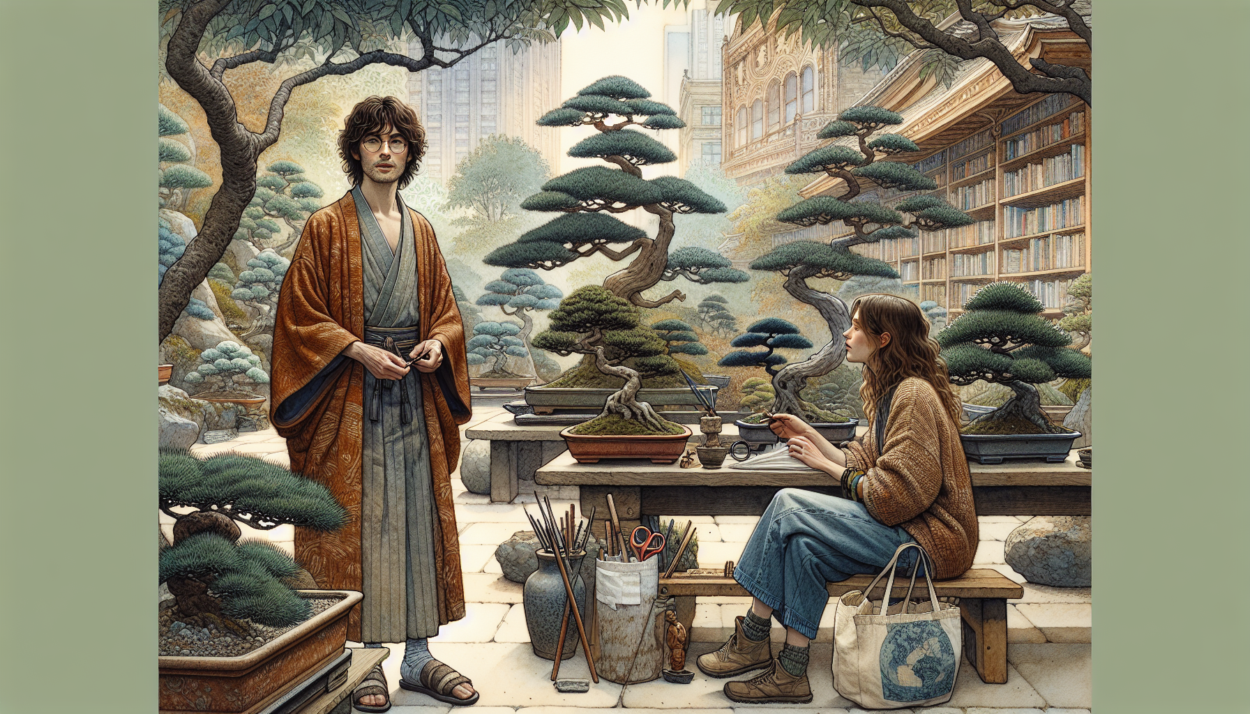 Sakura confides in Mr. Tanaka about the potential repercussions of her activism.