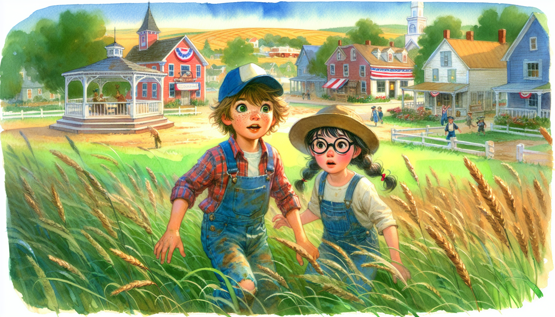 Billy and Sally search frantically for the missing Big Boy.