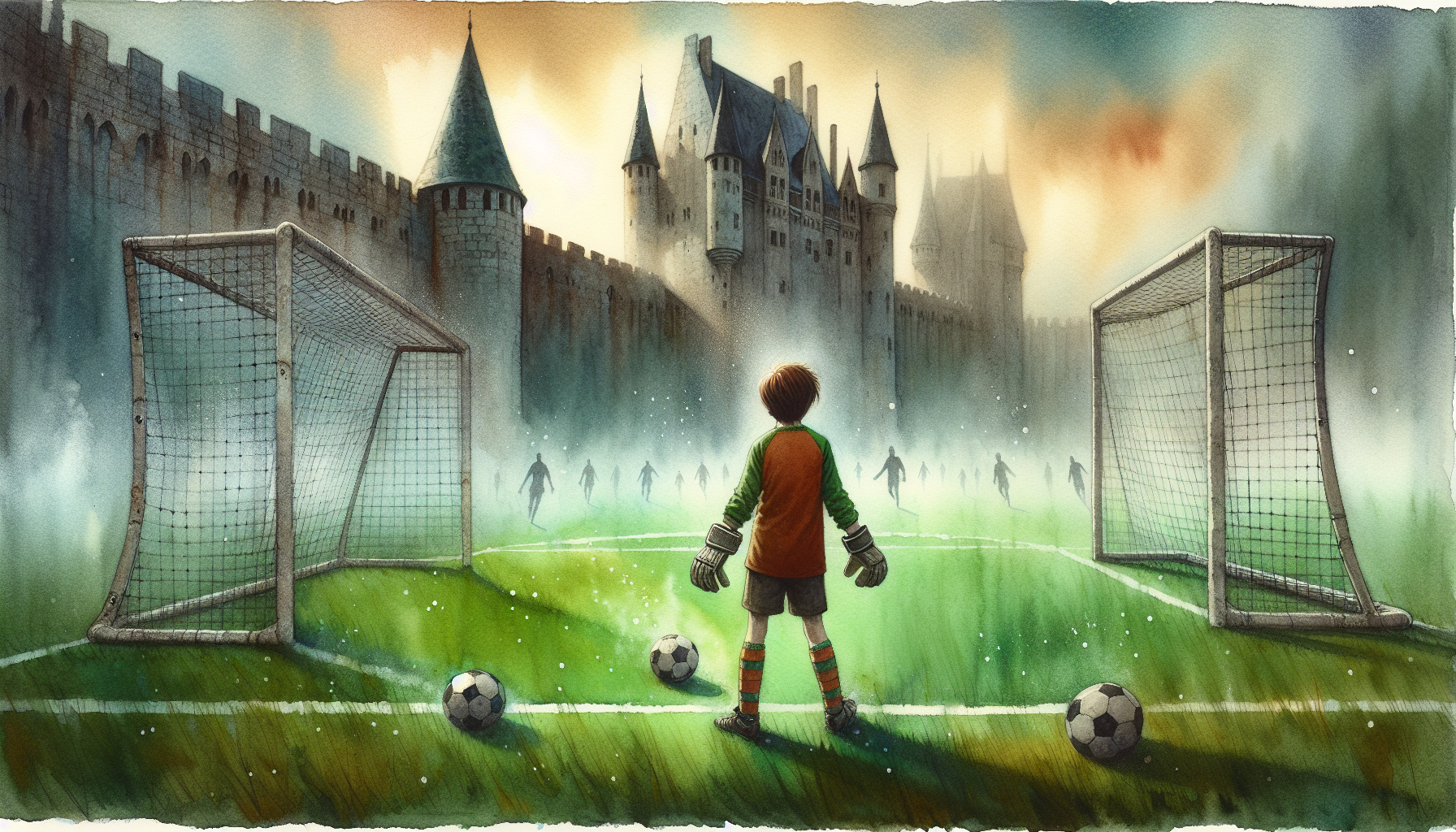 Oliver faces ghostly strikers in a supernatural penalty shootout.
