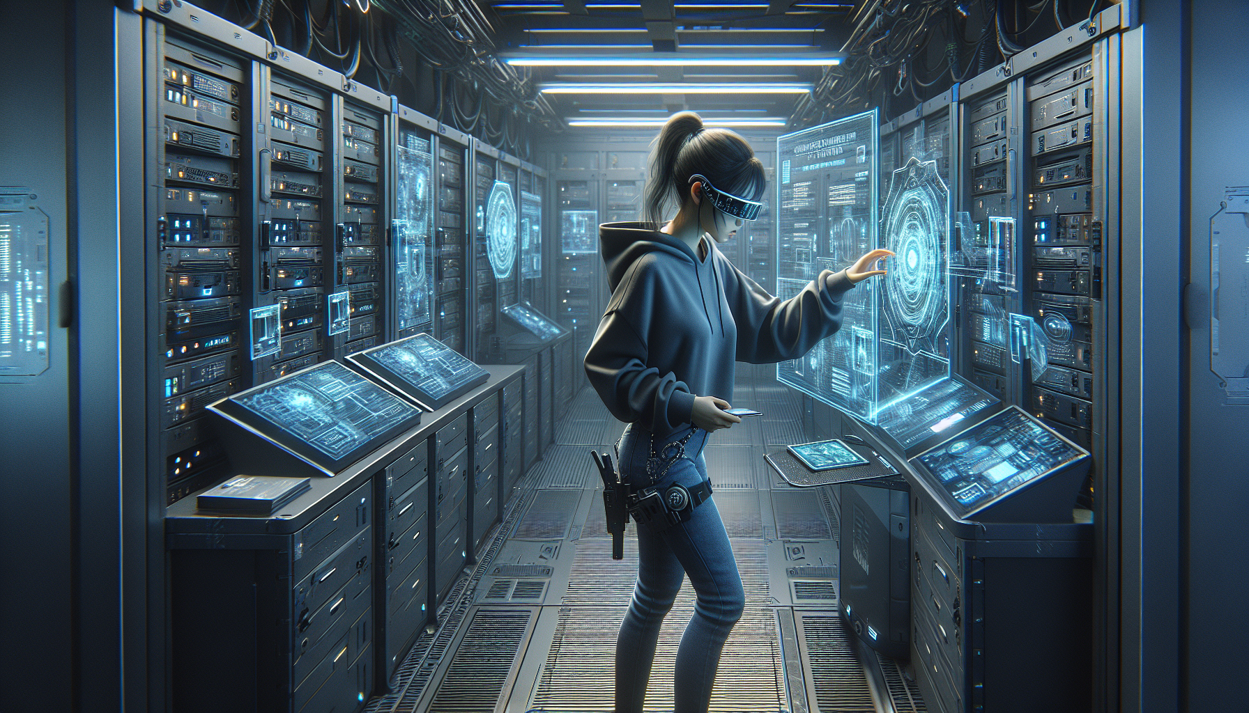 Zoe decodes a holographic puzzle that seems to adapt to her methods; Void is catching up.