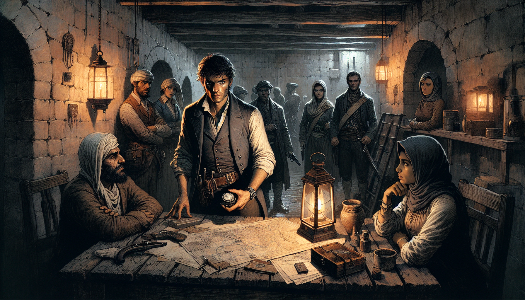 Benjamin Hale reports to Liberty Shadows in a secret, dimly lit meeting room