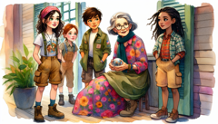 Cover image for Eli's Cosmic Canvas: A Whimsywood Adventure