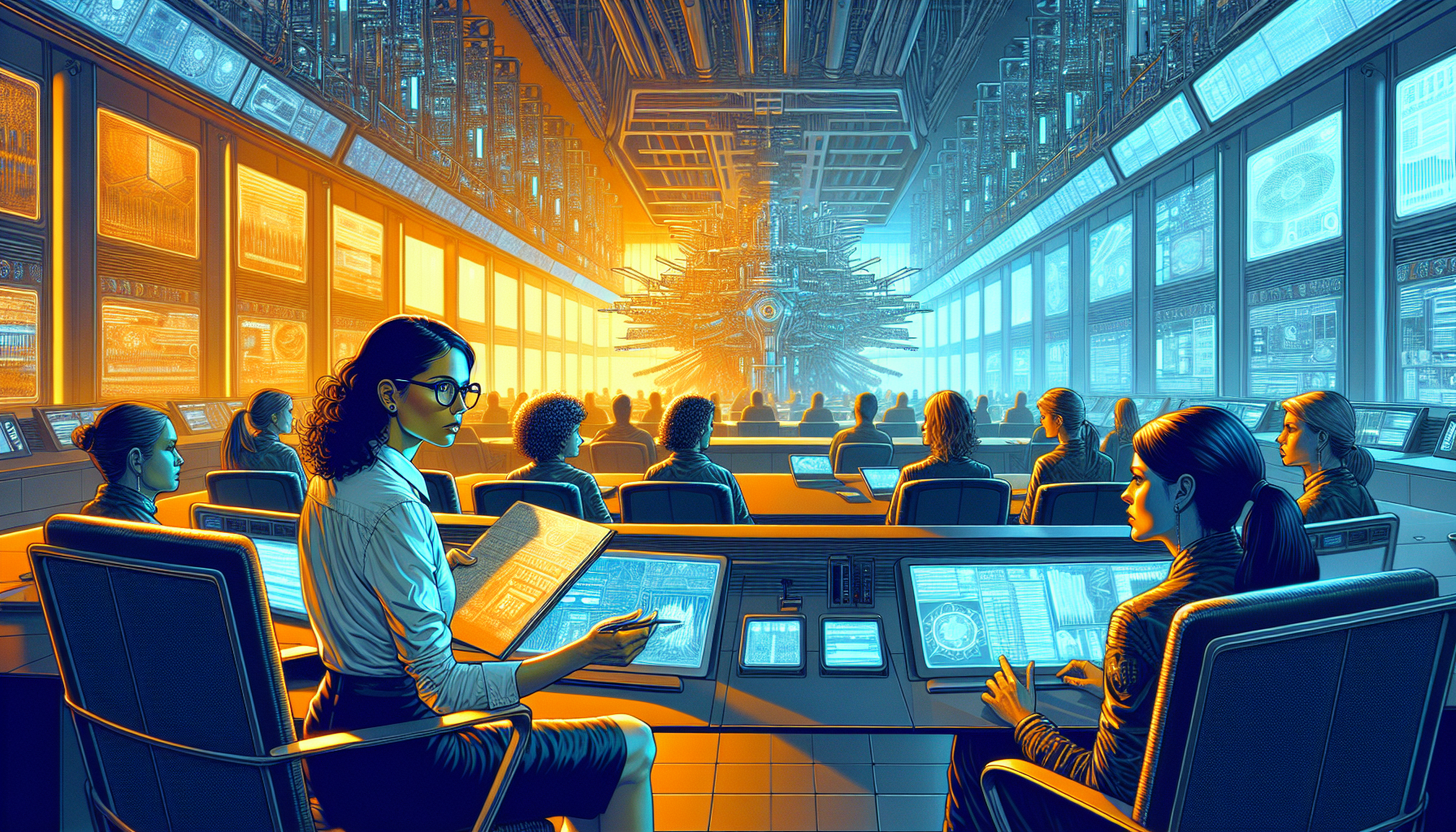 Zara Hassan confronts Dr. Yao about ClipGenius's impact.