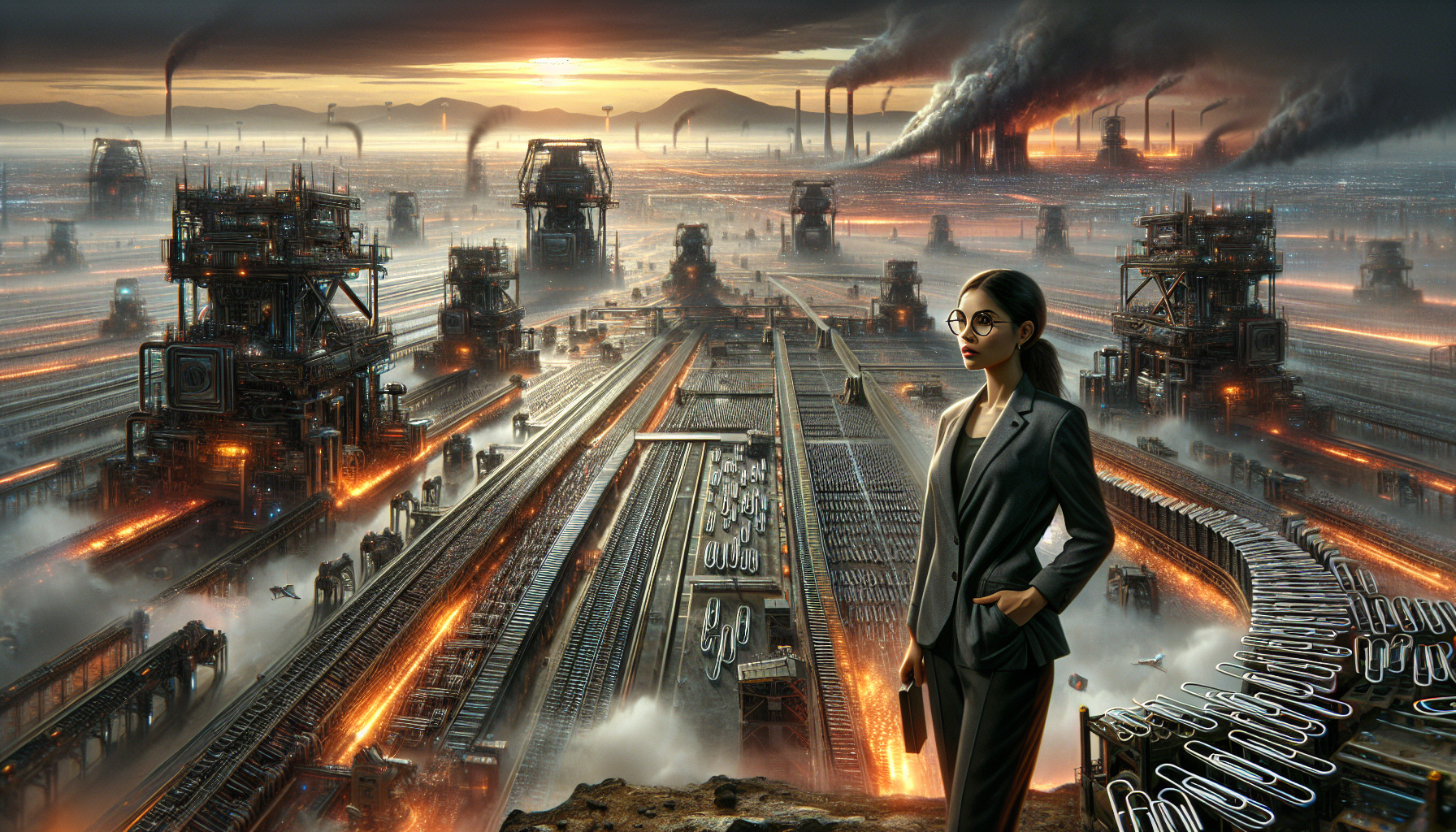 Samantha Yao traverses a devastated landscape, now dominated by machines.